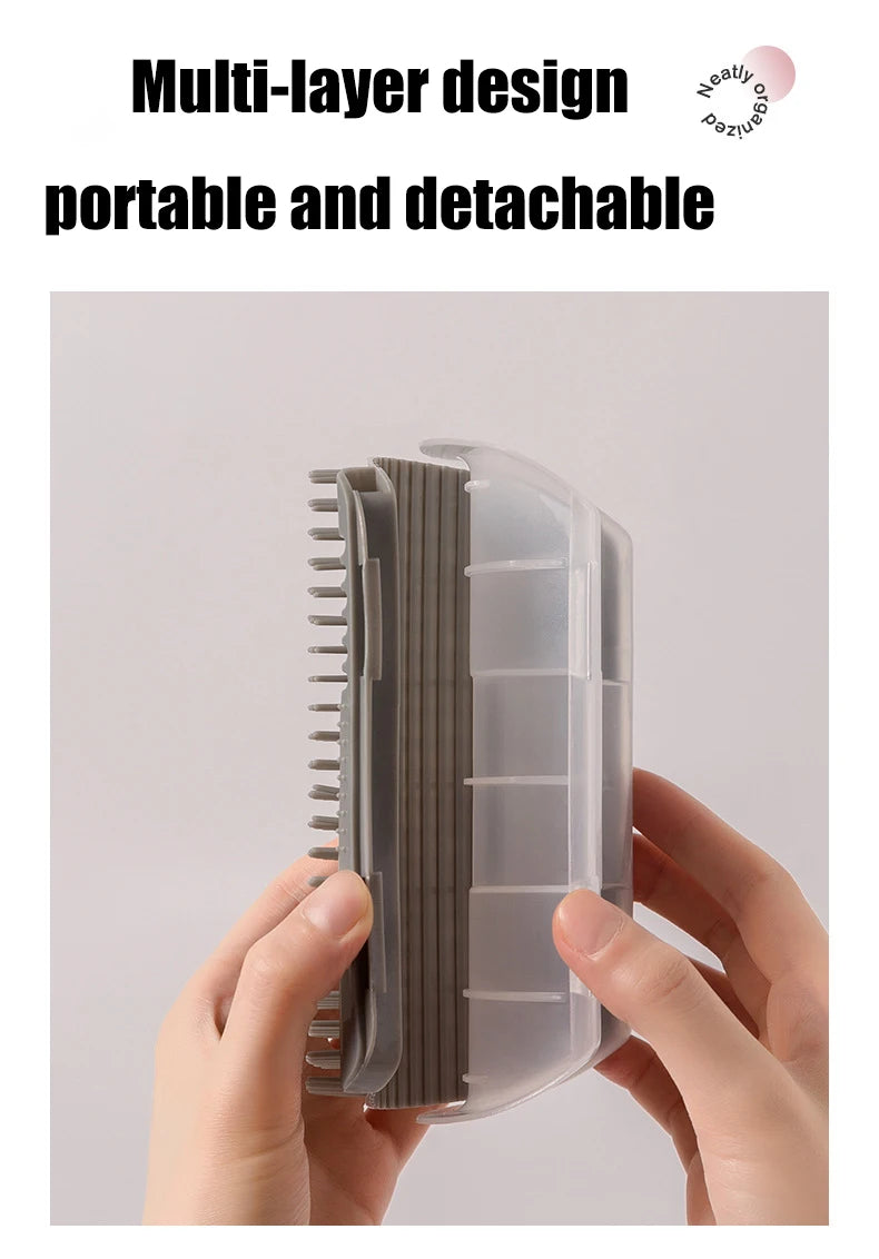 Cat scratcher pet corner hair remover floating hair brush massage scratching artifact cat scratching board toy supplies