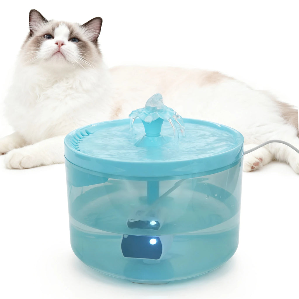 Cat Water Fountain, 1.8L/60.87oz, Pet Drinking Fountain, Fresh Drinking Water, USB Powered - Gift for Cats and Small Dogs